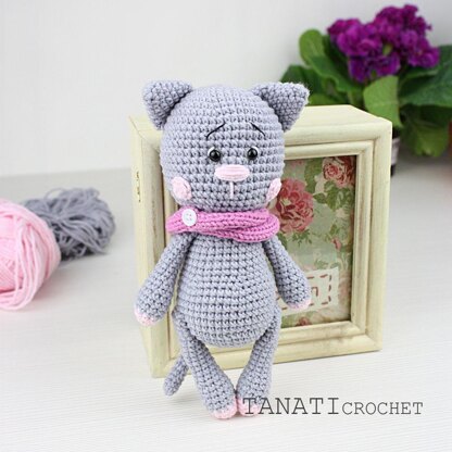 Toy crochet pattern of Cat