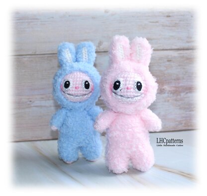 Smiling Bunny / Labubu Crochet Pattern