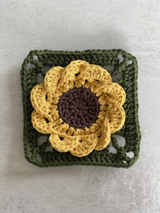 Sunflower Granny Square