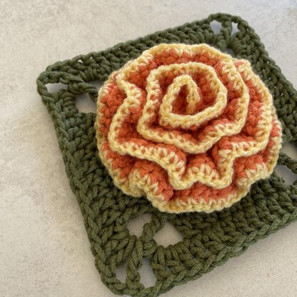 Carnation Granny Square