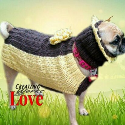 Sunflower Dog Sweater Costume