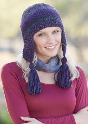 Snood, Scarf, Wristwarmers and Hat in Hayfield Colour Rich Chunky - 7296 - Downloadable PDF