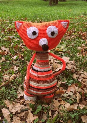 Scrap yarn fox