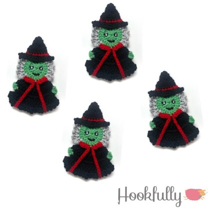 Halloween Witch Applique