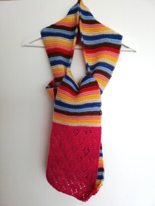 Stripes & Strawberries scarf