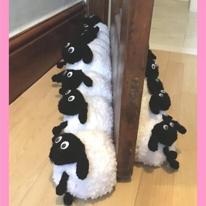 Flock of Sheep, draught excluders 2 sizes