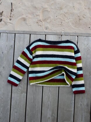Striped Muse sweater