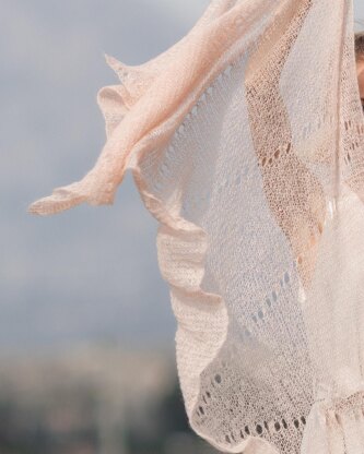 Knitting Pattern Lace Mohair Wedding Shawl