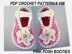 Pink Posh Booties | Crochet Pattern 159