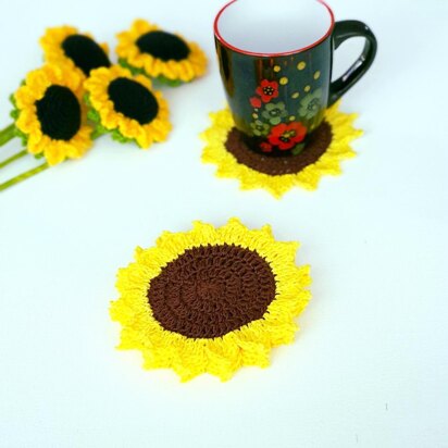 Sunflower coaster