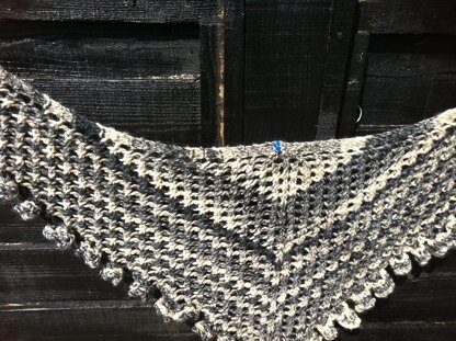 Ruffled Shawl