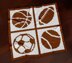C2C CROCHET PATTERN Sports Ball Blanket Football Graphghan Soccer Throw Tennis Basketball