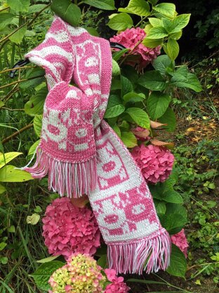 Pink Pigs Scarf