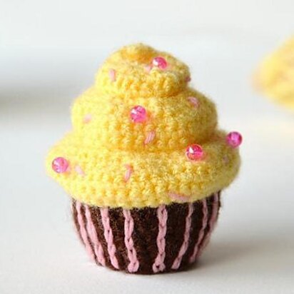 Chocolate Banana Cupcake Crochet Pattern, Cupcake Amigurumi Pattern, Food Crochet Pattern, Food Amigurumi
