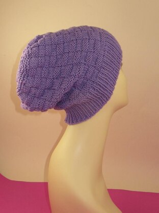 Basket Weave Spring Slouch Hat