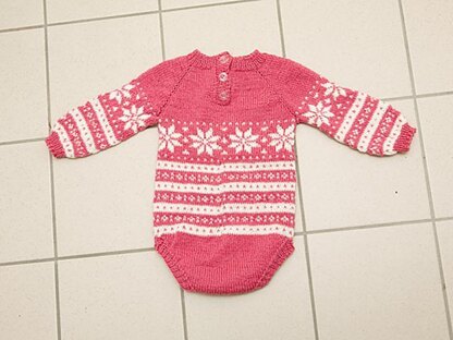 Snowflake Baby Onsie