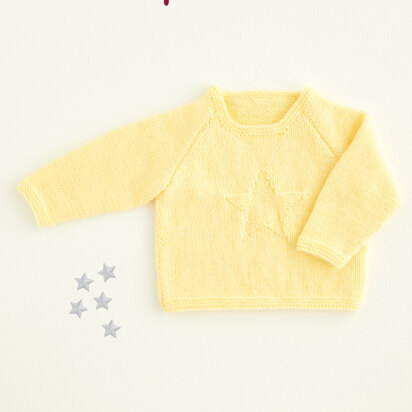 Star Sweater in Hayfield Baby Bonus DK - THBDK5425 - Downloadable PDF