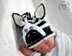 New Born Baby Zebra Hat