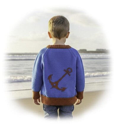 Lifeboat & anchor sweater