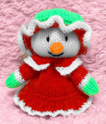 Christmas Mrs McSlushy Snowman orange cover