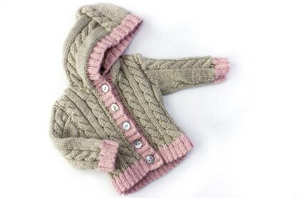 Cable Cardigan With Optional Hood