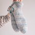 Hestia, reversible crochet ankle socks