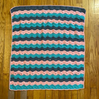 Gentle Waves Baby Blanket