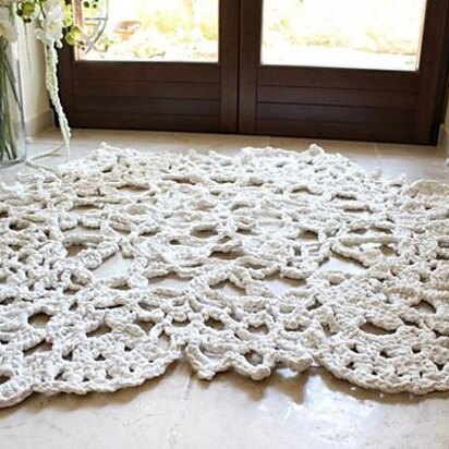 Doily Rug Crochet Pattern