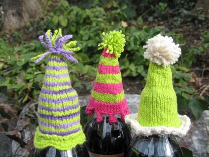 Party Hats for Your Party Drinks, Bottle Toppers