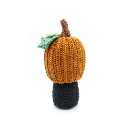 Pumpkin Kokeshi Doll