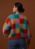 Checkerboard Cardigan - Knitting Pattern for Women in Debbie Bliss Nell by Debbie Bliss