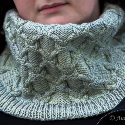 Berry Twist Cowl