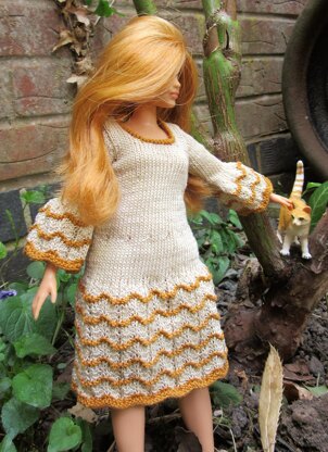 1:6th scale Wavy Dress