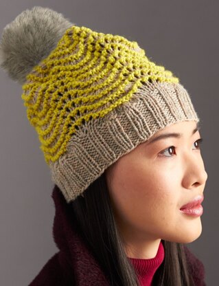 Ripple Hat in Patons Classic Wool Worsted