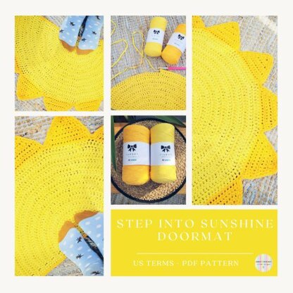 Step Into Sunshine Doormat - US Terms