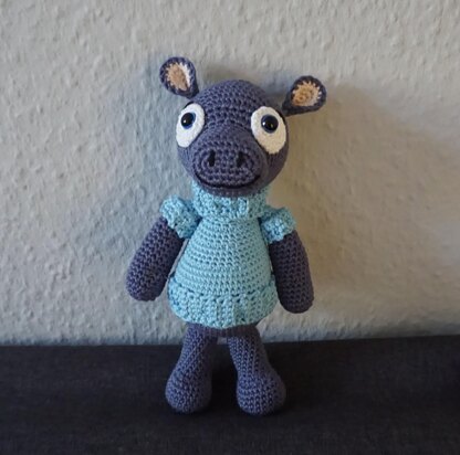 Crochet pattern for hippo Lisa!