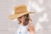 Cleo Wide Brim Fedora - Kids