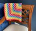 Rainbow square baby blanket by HueLaVive