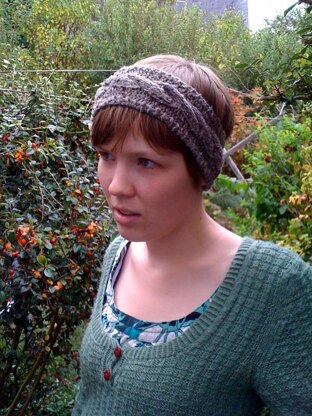 Tweedy Cabled Headband