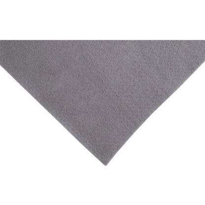 Trimits Acryl Filz 23 x 30 cm - 10er Pack - Silber Grau