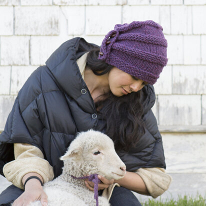 Charlotte Rose Hat in Imperial Yarn Native Twist - PC25 