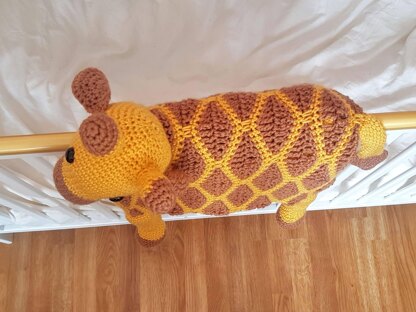 3in1 Safari Giraffe Baby Blanket Crochet Pattern