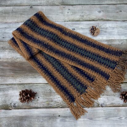 Moss Fringed Scarf