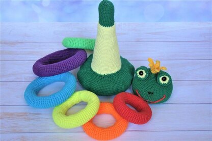 Stacking rings Rainbow Frog