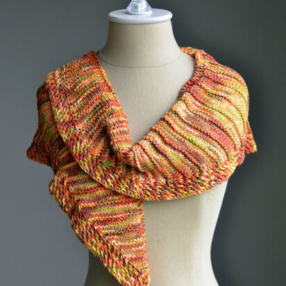 Sunset Shawlette in Universal Yarn Alana