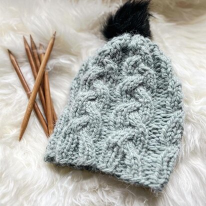 Bulky Cable Braid Hat
