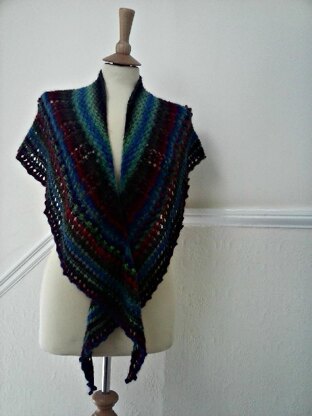 Autumn Berries Shawl