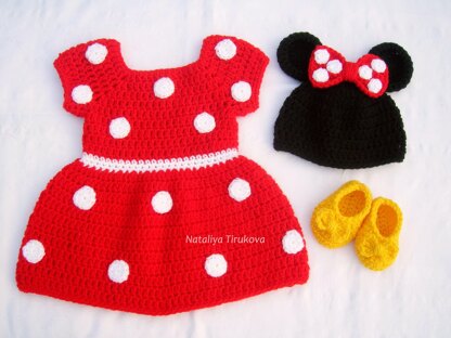 Crochet minnie mouse discount dress