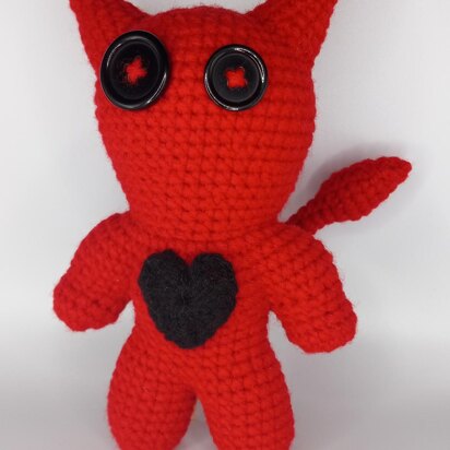 Valentine Devil Amigurumi