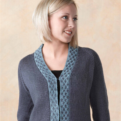 258 Trumpet Flower Cardigan - Knitting Pattern for Women in Valley Yarns Colrain